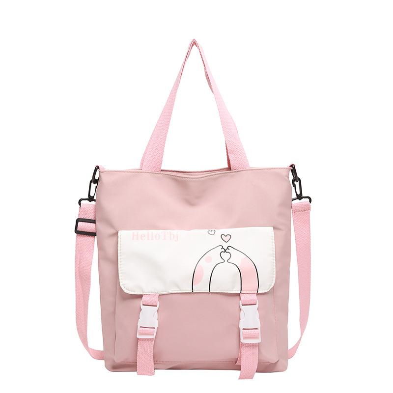 Personalized New Casual and Beautiful Ladies One-shoulder Crossbody Tote Bag Large Capacity Student Class Tutoring Bag Trend