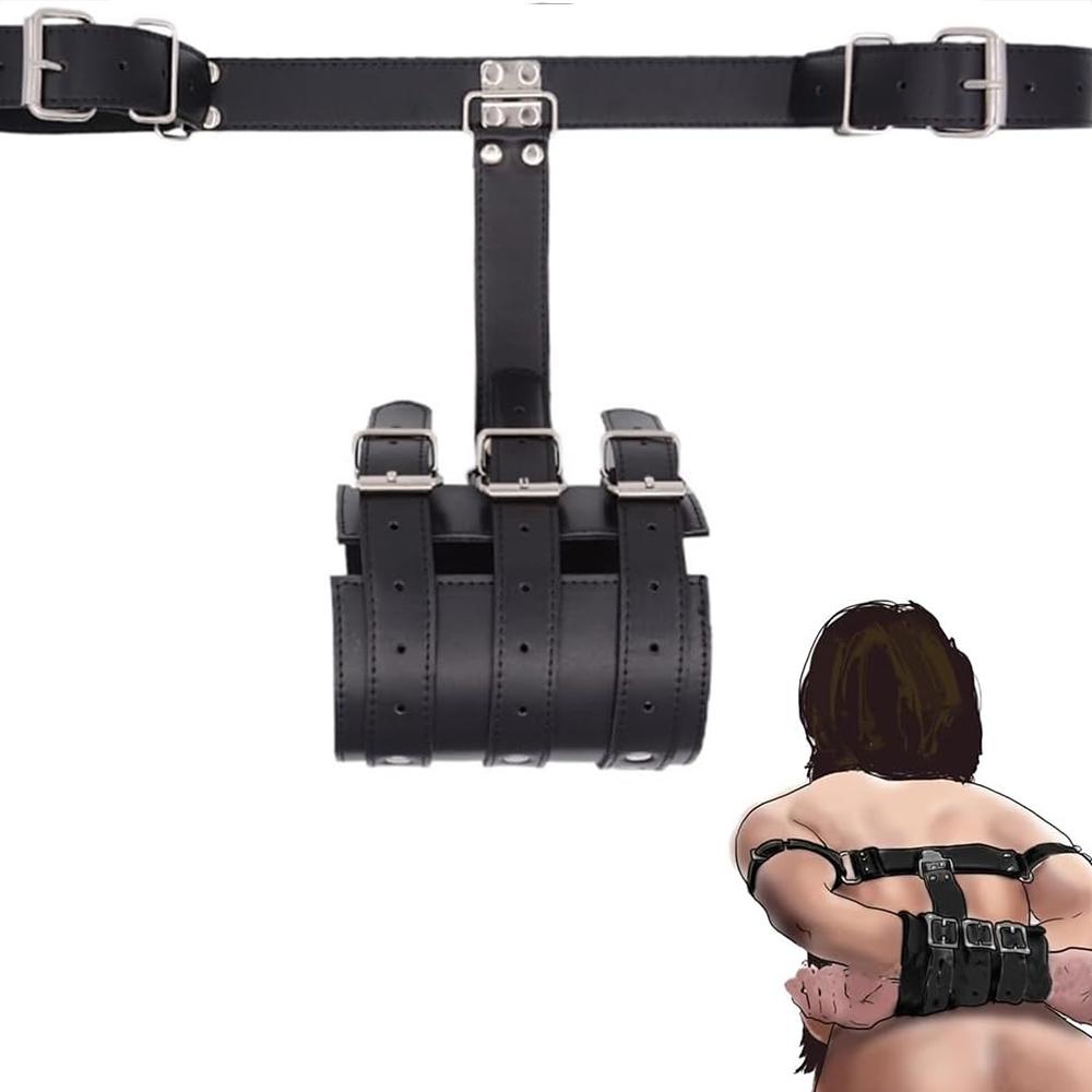 Bondage Set Restraint Adult Game No Vibrator Handcuff Neck Collar Wrist Mouth Gag Strap Fetish Sex Toys for Woman Couples