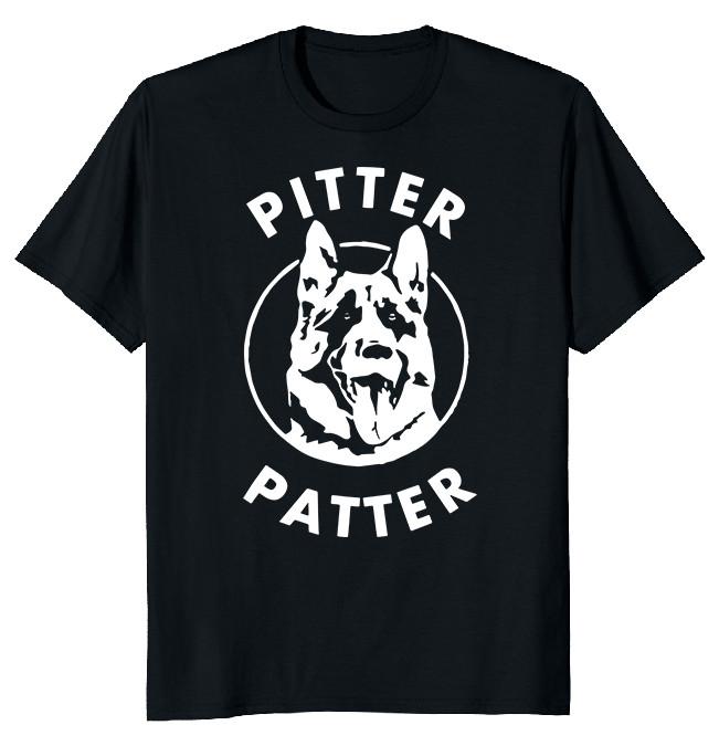 NEW LIMITED Pitter Patter Dog Lover Novelty Heavy Cotton Tee XXXL
