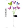 Solar Powered Waterproof Fiber Optic Butterfly Stake Lights Color Changing Fairy Lights for Outdoor Garden Patio Yard Wedding