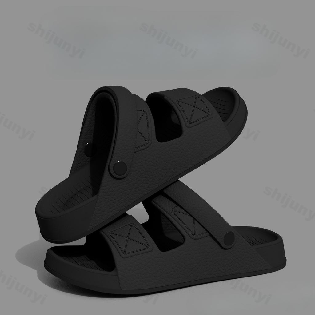 Fashion Men's Summer Driving Slippers 2025 New Style Non Slip Odor Resistant Outdoor Beach Hollow Breathable Comfortable Casual Sandals