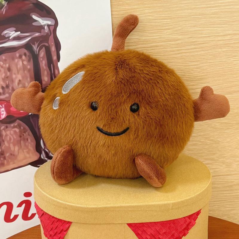 Northeast Big Frozen Pear Fun Plush Doll Creative Food Ornament Cute Plush Merchandise Peripheral Toys