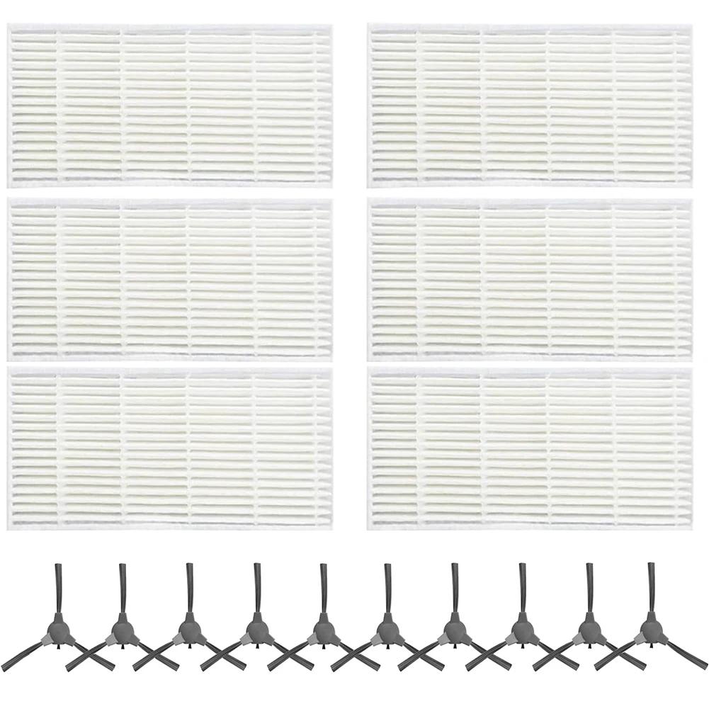 1 Set For ROPVACNIC A1 Robot Vacuum Cleaner Accessories Replacement Side Brush Filter Kits Spare Parts Set