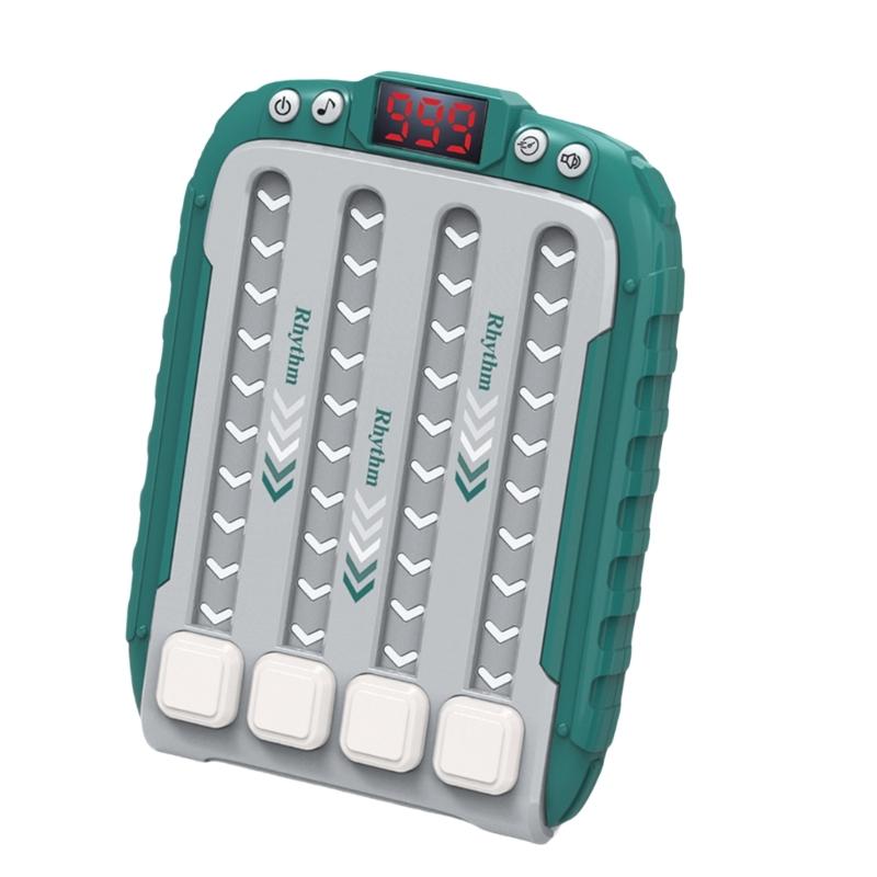 

Engaging Children s Rhythm Game Machine With Adjustable Model, Enhances Coordination With Music And Lights for Parties зелёный