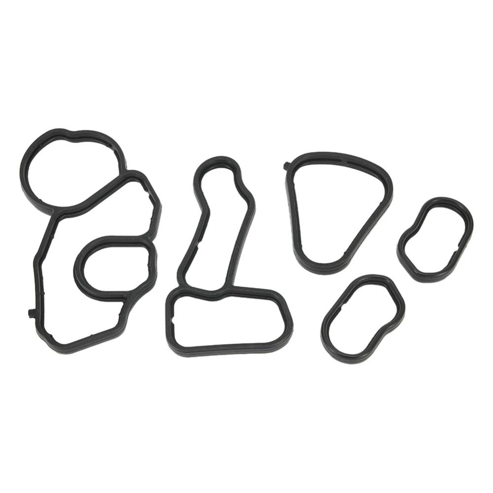 5Pcs Oil Cooler Gasket For BMW F20 F21 F30 F31 F35 F80