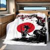 1PC DRAGON BALL  Print Flannel Blanket, High Quality All Seasons, Home Decor, Warmth and Comfort, Perfect for Christmas Gifts