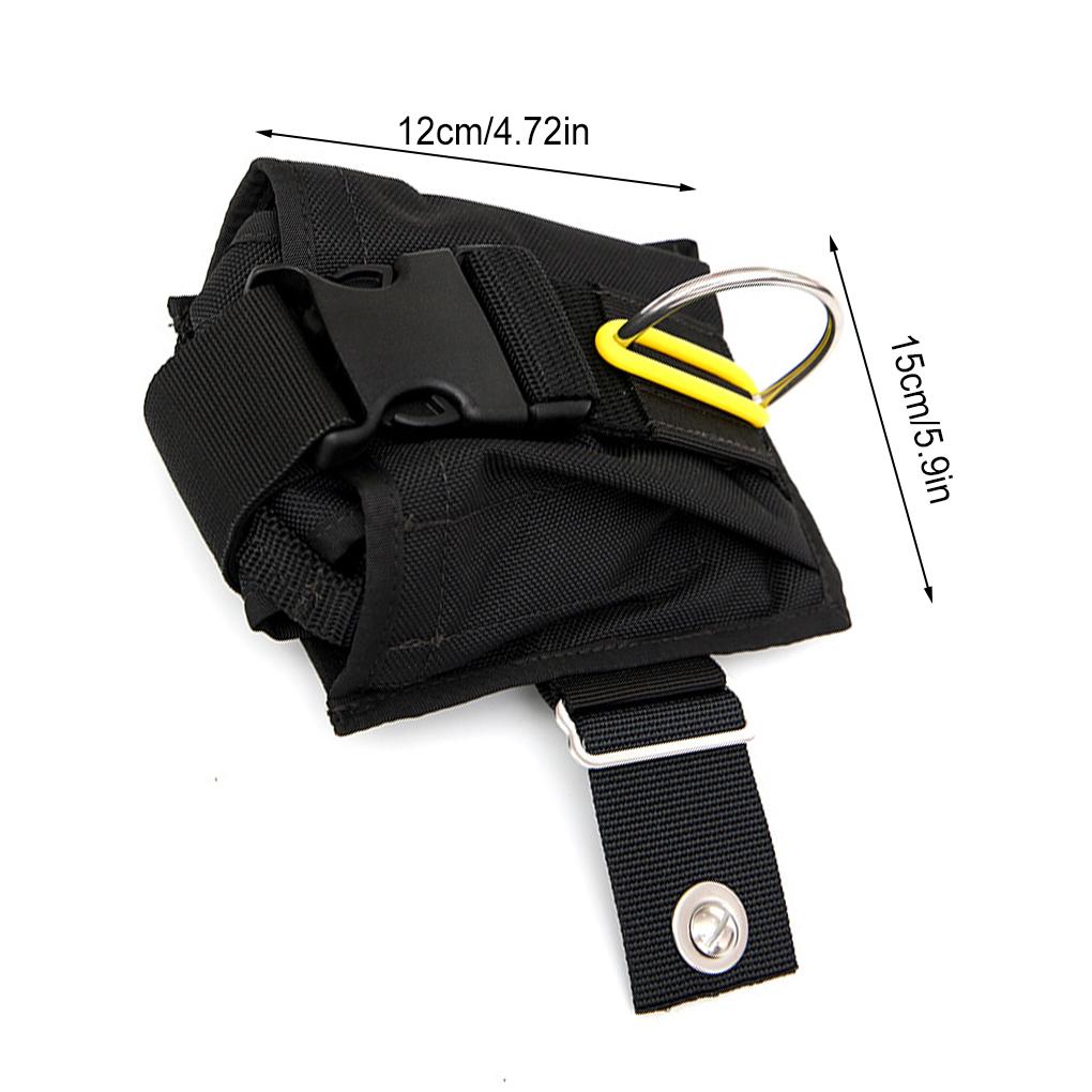 8lbs Scuba Diving Weight Bag - Adjustable Professional Underwater Lead Filler Pouch Tech Backplate Reel Holder