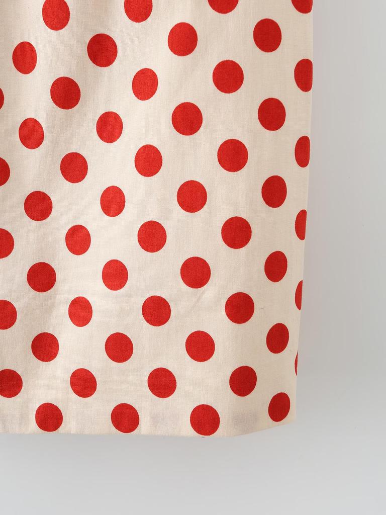 Spring 2026 European & American Style Women's Polka Dot Strapless Dress