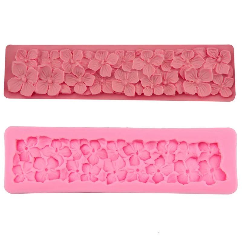 Creative 3D Flower Cake Silicone Mold Useful Resin Mold Suitable Children Brithday Cake Fondant Decoration Molds Supplies