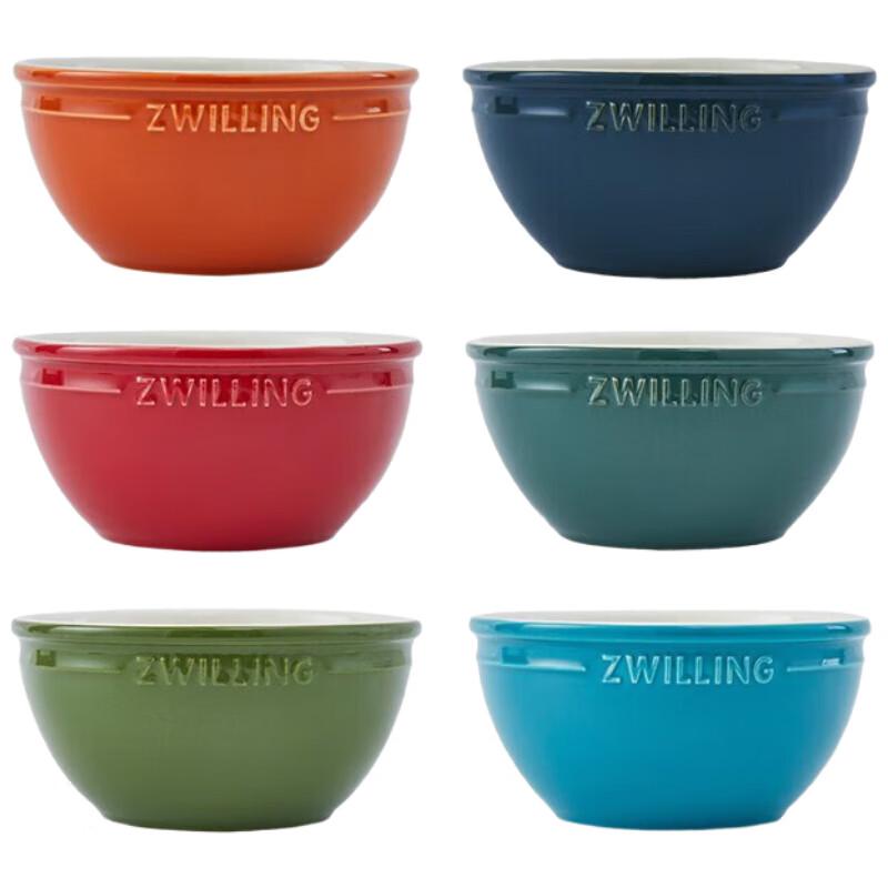 Zwilling Nordic Ceramic Rainbow Bowl Set (6-Piece)