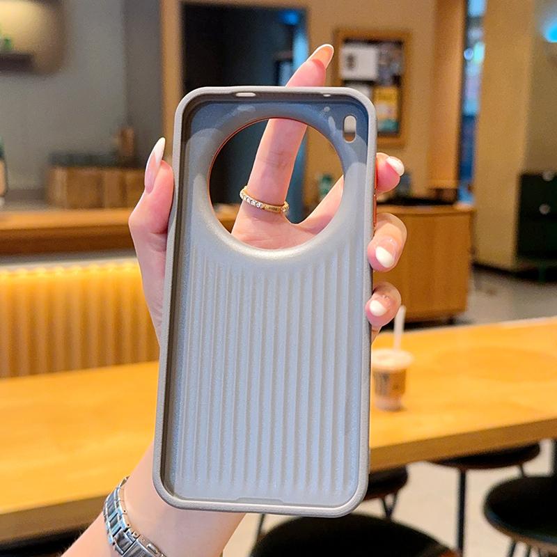 Bunte Kunstleder-Rotglasring-Erhöhte Schutzhülle für VIVO X300 Pro x300 X200 Ultra X200S X200 Pro Abdeckung