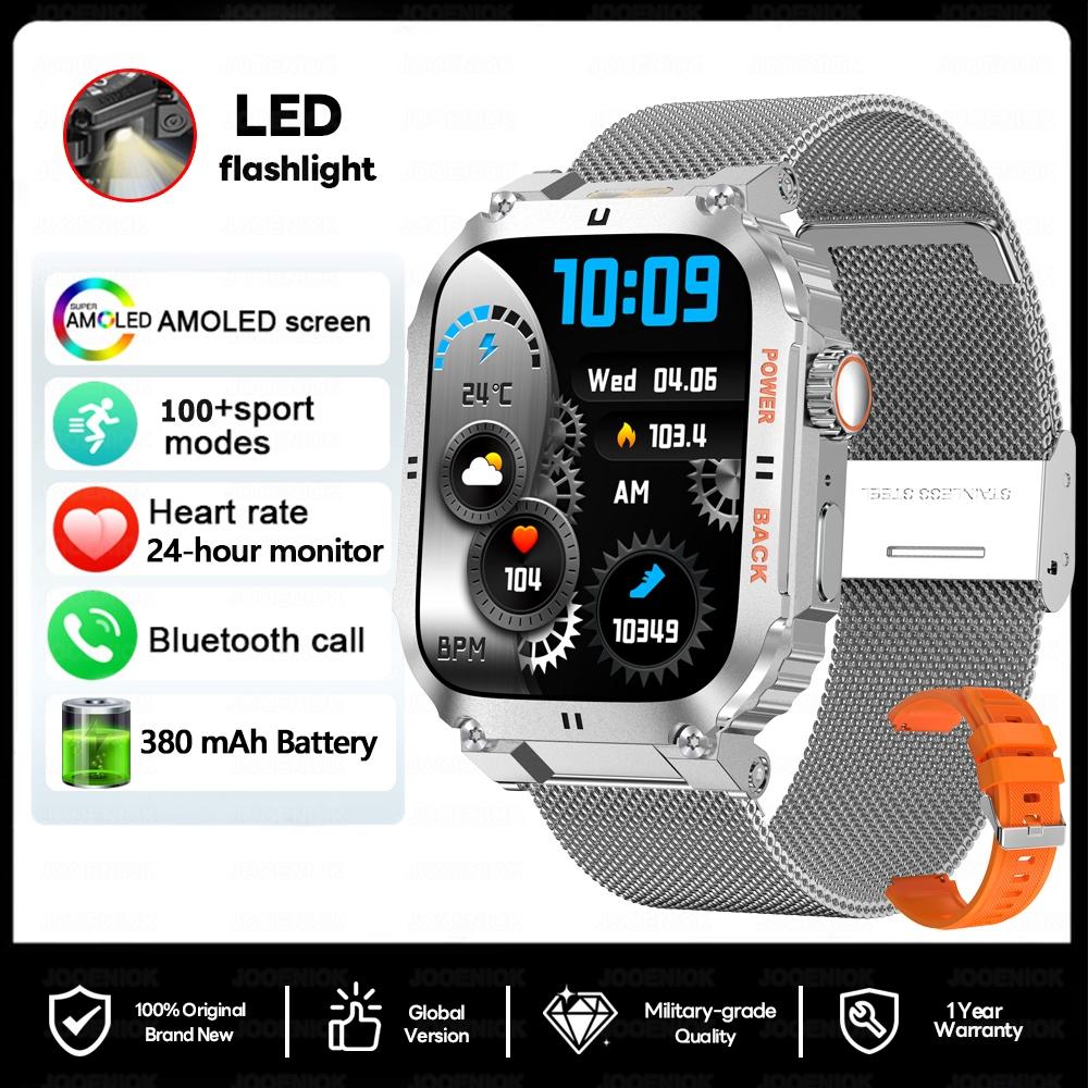 New Deeply Water Resistant SmartWatch Men Heart Rate Sleep Monitoring Reminder feature 100+ Sports Modes Smart Watch Men