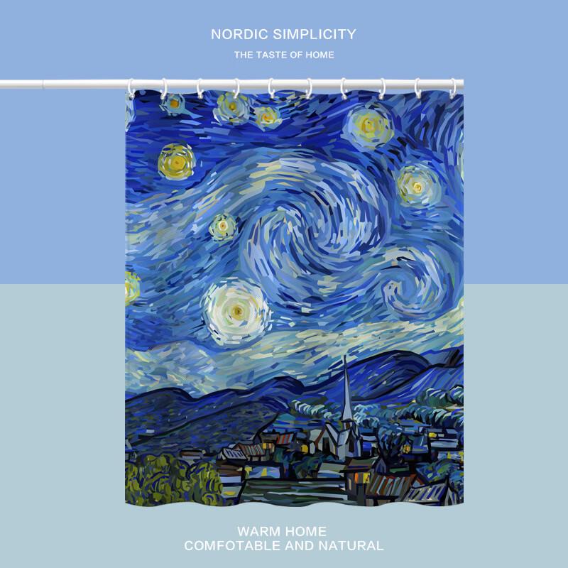 

Художественная печатная штора для душа и перегородка Yicang