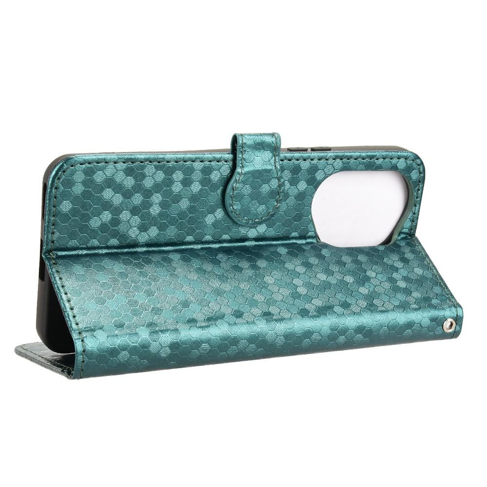 För Honor 300 Plånboksfodral Prickmönster Prägling PU Läder Telefonskal