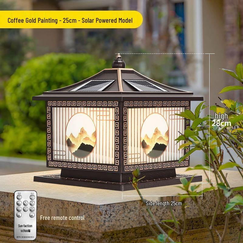 

Solar Powered Outdoor Pillar Light