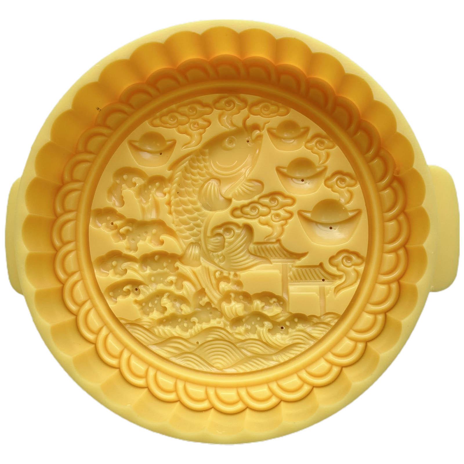 

Форма для больших лунных пряников, прессованная вручную из АБС-пластика, форма для выпечки, бытовые принадлежности для выпечки десертов A