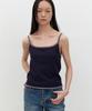 Mohe Two - Tone Sleeveless _ Navy