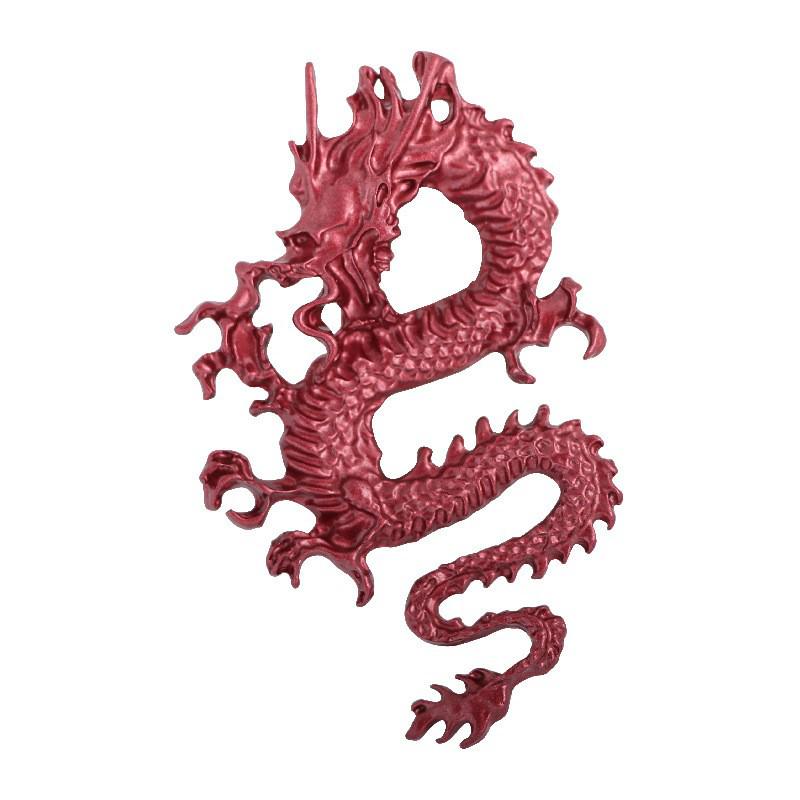 Retro Drip Oil Cartoon Dragon Brooch - Men's Suit Pin Accessory