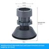 Washing Machine Support Feet 4Pcs Adjustable Shock Absorption Non Slip Base for Rental Apartment Washer Stabilizer