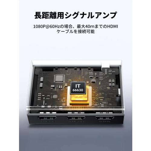 UGREEN HDMI Splitter 1 Vstup 2 Výstup 4K@60Hz HDMI Splitter [HDMI kabel součástí dodávky] Podporuje 3D video výstup na 2 obrazovkách současně HDCP2.2 [Potvrdit