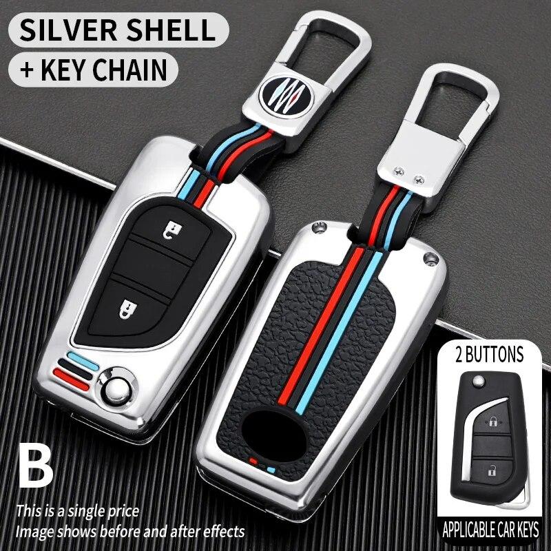 Car Remote Key Cover Case Shell Fob for Toyota Auris Corolla Avensis Verso Yaris Aygo Scion TC IM Camry RAV4 Forturner Hilux