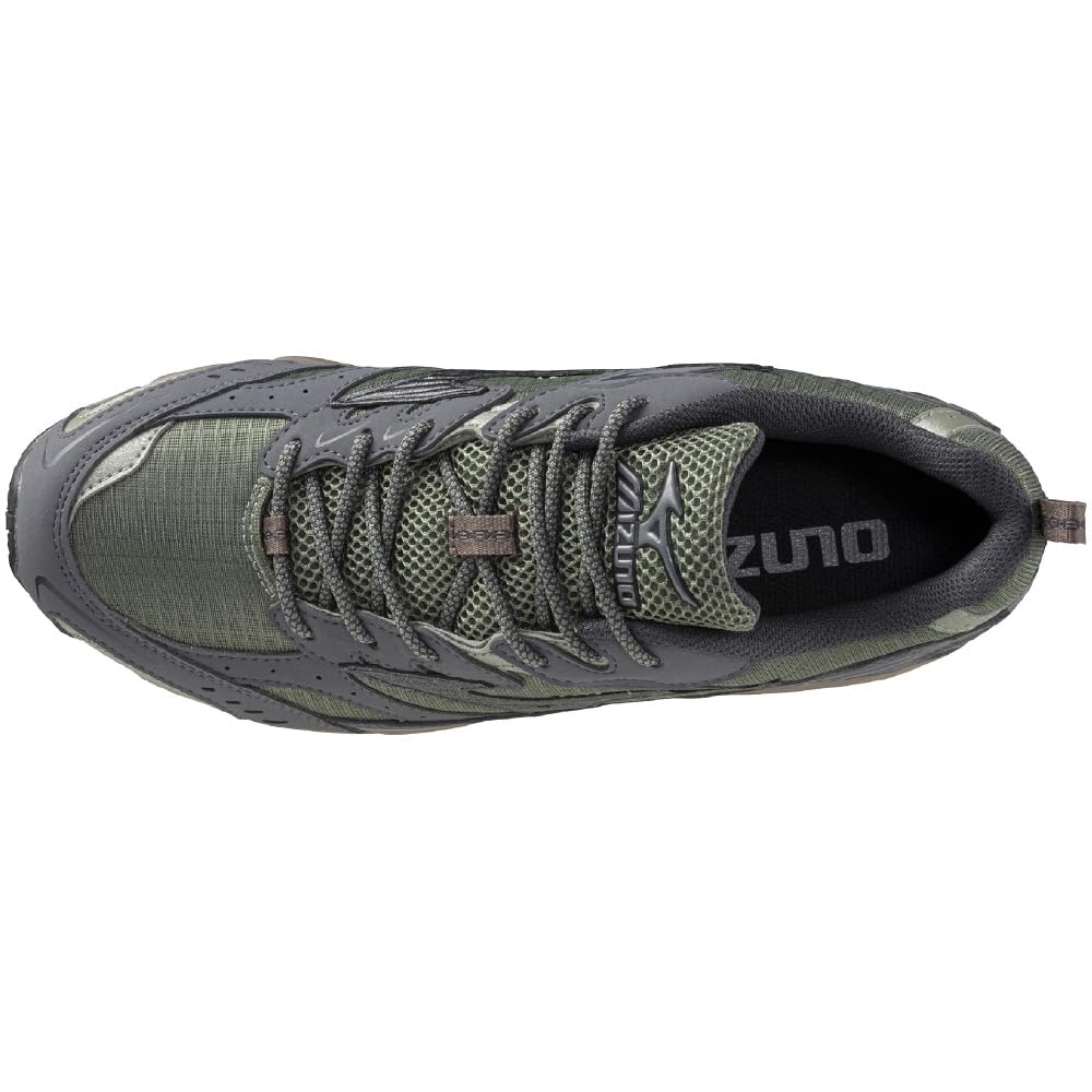 Mizuno MXR Casual Olive Green X Black X Metallic Size 3E Sneakers, Fashion, Commuting, School, Lifestyle, Gray, 28.5 Cm,