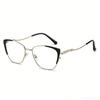 HD Anti-blue Light Fashion Cat-eye Metal Presbyopia Glasses Women Men Comfortable Eye Protection Eyewear +1.0 To +4.0