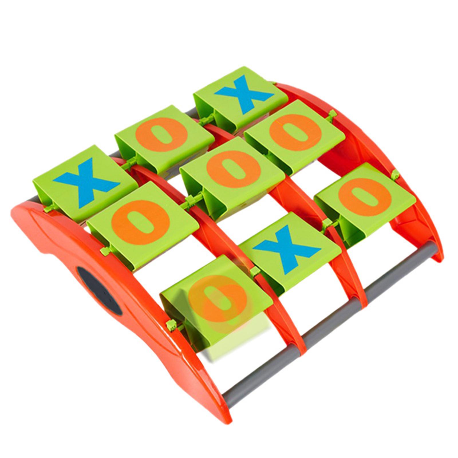 

Tic Tac Toe Toss Game for Kids with 3x3 Grid and Rotating Game Board for Outdoor Indoor Use Fun Target Throwing Activity