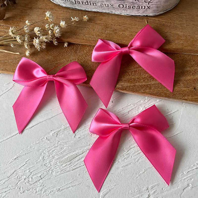 2.5cm Wide Handmade Ribbon Bow Knot for DIY Clothing & Hair Accessories, Card Holders, and Decorations