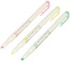 ZEBRA Mild Liner Slightly Fluorescent 3 Color Set WKT7-3C