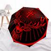 Deer, Cross Themed Eight Rib Automatic Folding Umbrella Is Suitable for Both Men and Women, Making It A Perfect Christmas and Valentine's Da