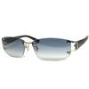 Domestic Genuine Product Police Sunglasses Men SPLC60J 579L 59 Case UV Cut Rimless Two-point Japan Model 2021 Oval Titanium Combination Frame Shiny