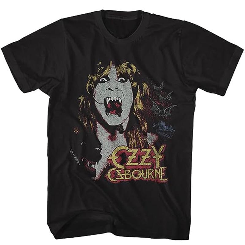 2025 Summer New Ozzy Osbourne Rock Band Print Print T-shirt Men Women Short Sleeve T-shirt High Quality Street Wear Men's Wear