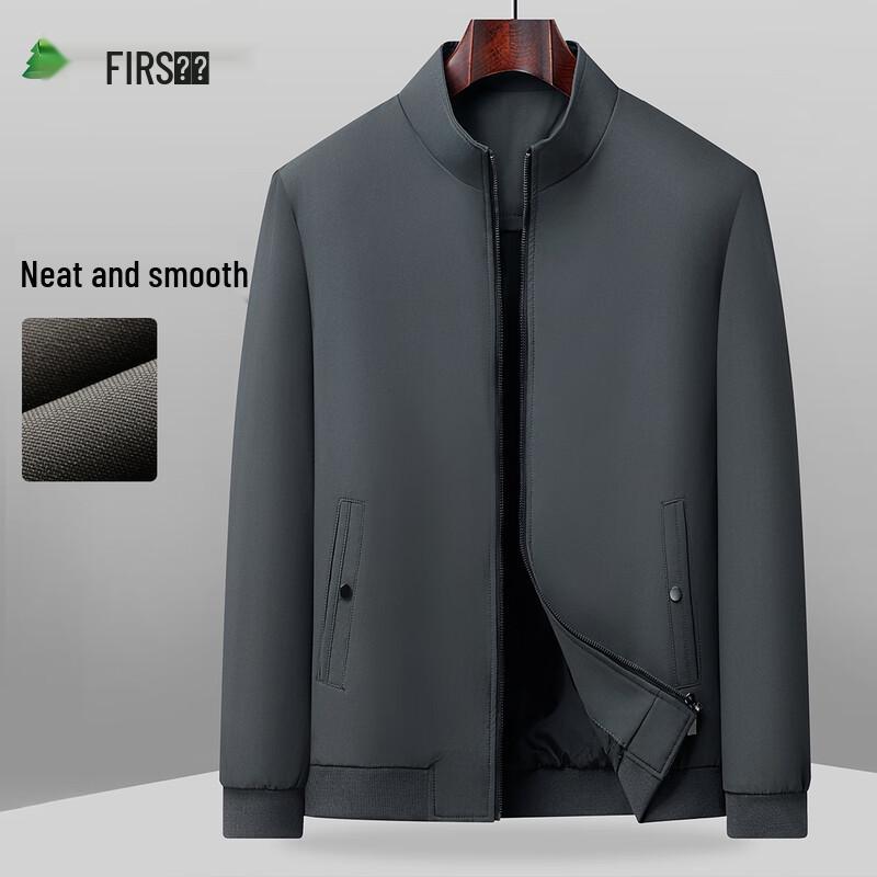 

Shanshan Men s Windproof Business Stand Collar Jacket 2XL