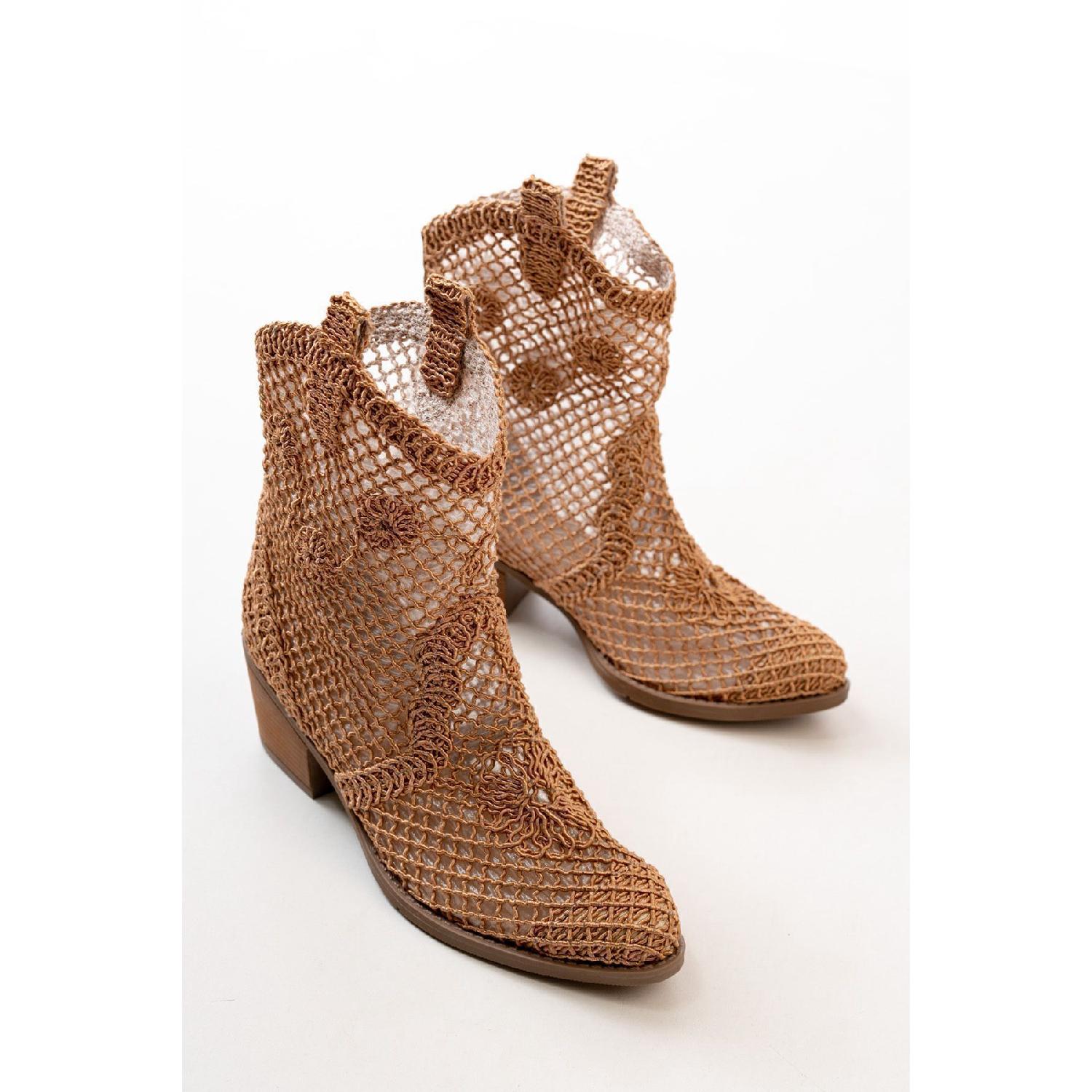 

Короткі літні ковбойські ковбойські чоботи з норки та норки 38 білий