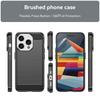 For iPhone 16 Pro Max Case Cover For iPhone 16 Pro Capa Shockproof Bumper Carbon Fiber Soft Silicon Fundas For iPhone 16 Pro Max