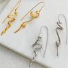1 Pair Fashion Women's Abstract Design Retro Ear Cuff Jewelry Cool Handsome Elegant Exquisite Hanging Accessory