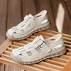 Men's Large Size Closed-Toe Summer Sandals: Outdoor, Water-Crossing, Beach, Driving, Dual-Use Sports, Hollow Design