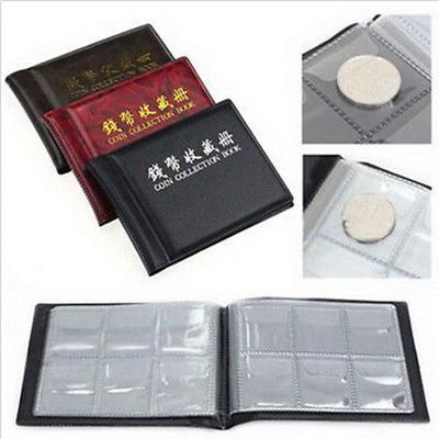 Collecting Coin Album Money Penny Pockets Book 35*40mm Folders Container Holder