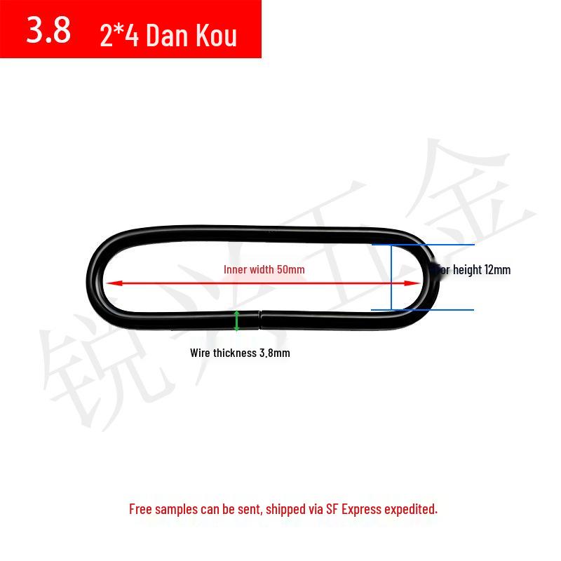 Metal D-Ring Oval Buckle for Luggage, Straps & Hardware Accessories