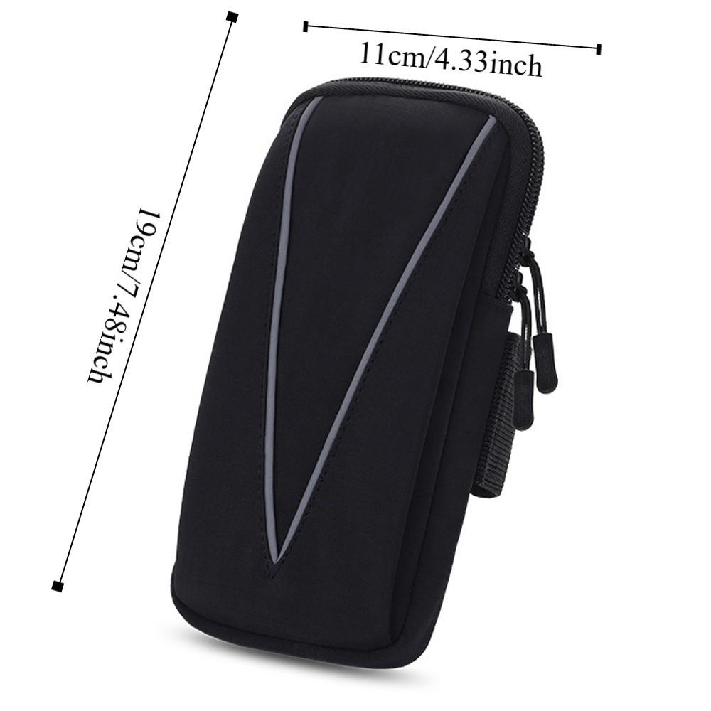 Shoulder Belt Running Phone Arm Bag Waterproof Large Capacity Running Phone Shoulder Bag Vertical Lightweight Sports Phone Bag