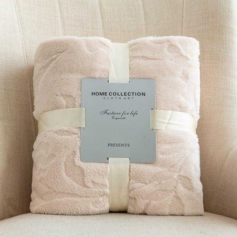 Mufan Yifei Jacquard Fleece Throw Blanket