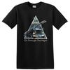Truck Graphic T Shirt On Through The Night Retro Style Heavy Duty Tee