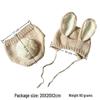 Handmade Crochet Baby Bunny Photo Outfit for Newborns