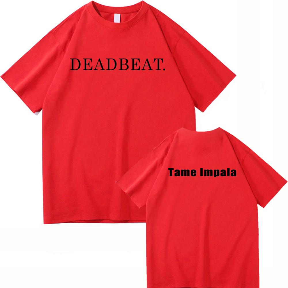 

Tame Impala Deadbeat 2025 Новий Альбом Футболка Deadbeat Тур Чоловічий Жіночий Одяг Харадзюку Високоякісний Одяг Бавовняні Футболки XL