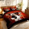 Gizmo Gremlins Pattern Bedding Quilt Set Quilt Cover Pillowcase Home Birthday Gift(1 * duvet cover + 2 * pillowcase, without core)