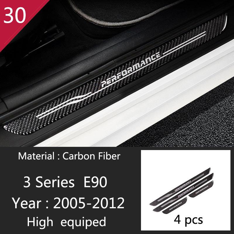 Carbon Fiber Gear Shift Panel Trim Sticker for BMW 3 Series E90 E92 E93 2005-2012 Car Inner Center Control Decorative Accessory