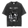 Japanischer Anime Nana Osaki Retro gewaschenes T-Shirt 2026 Sommer Neu Herren Damen Kleidung Harajuku T-Shirt Baumwolle Lässiges T-Shirt