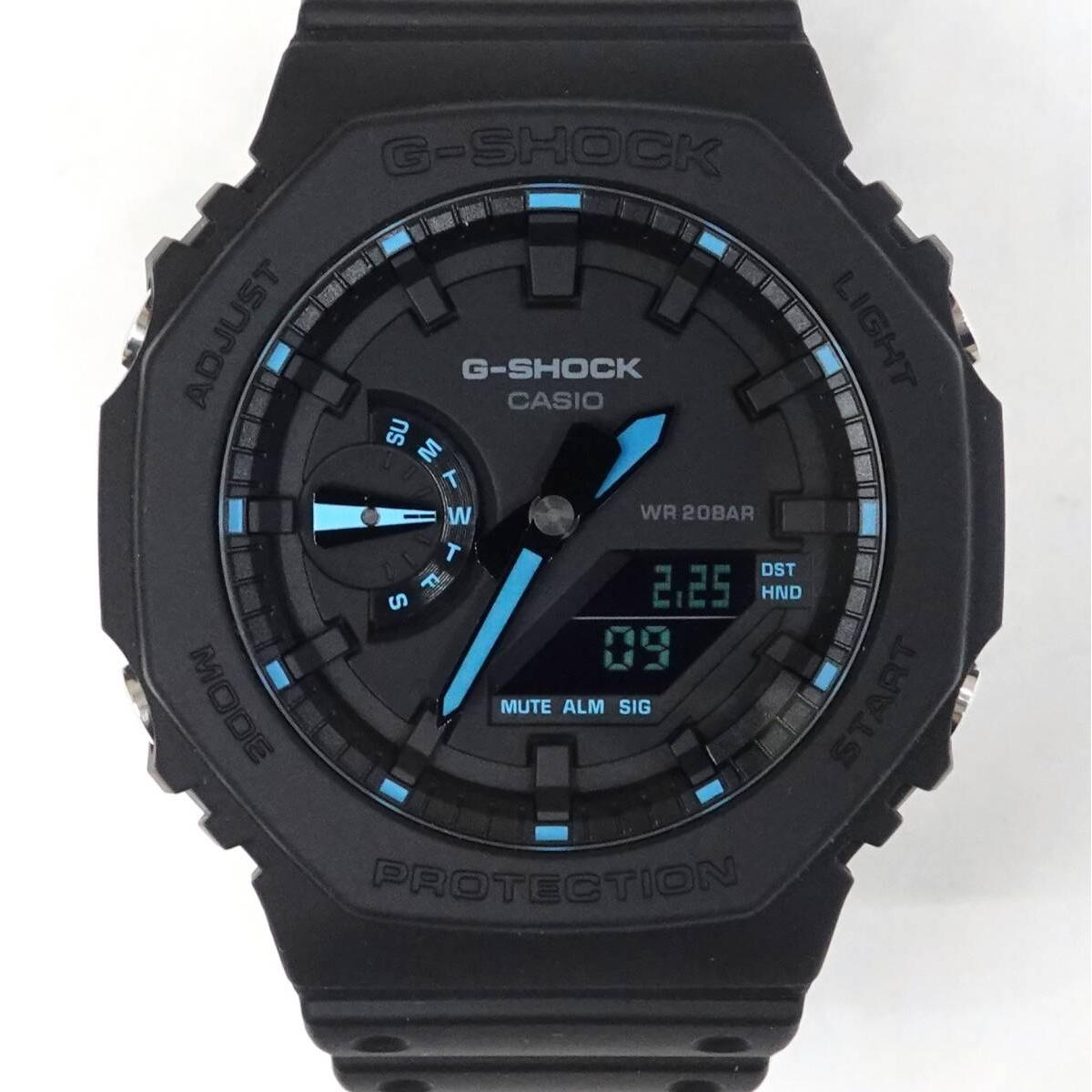 Used CASIO Casio G-SHOCK G-Shock GA-2100-1A2 Blue