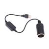 1PC Auto Interior Accessories 5V To 12V Car Cigarette Socket USB Converter Power Adapter Controller Plug Connector